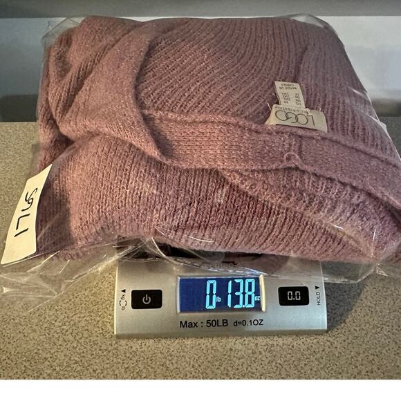 LOGO Lori Goldstein Sz 1X Tie Front Kelsey Cardigan Lavender‎ Longline Pockets - Picture 15 of 15